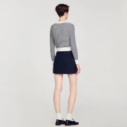 Mulheres Sandro Paris Cardigan Tricotado