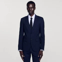 Homem Sandro Paris Casaco Classico De La