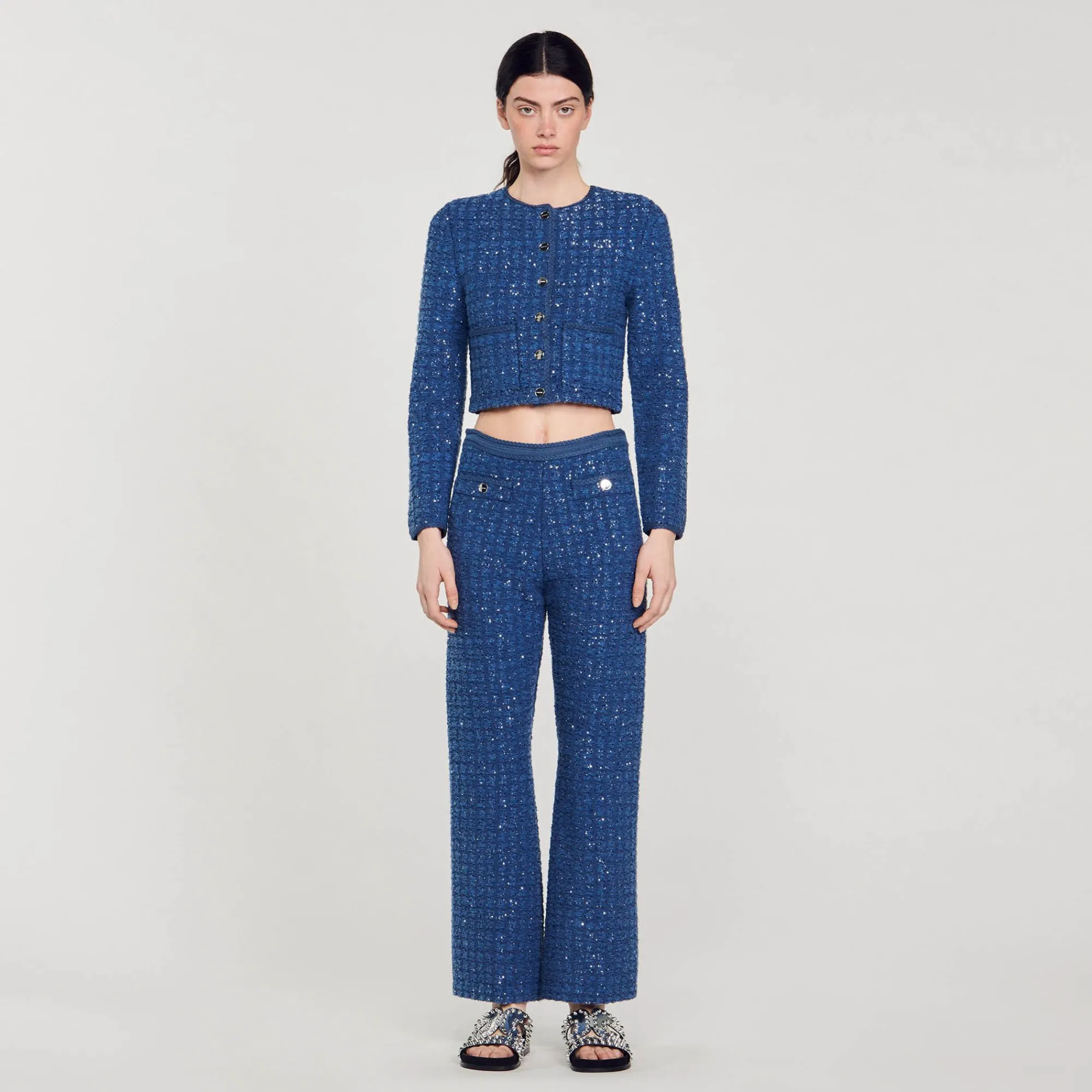 Mulheres Sandro Paris Casaco Curto