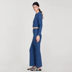 Mulheres Sandro Paris Casaco Curto