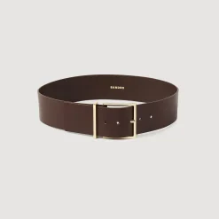 Mulheres Sandro Paris Cinto Largo De Couro