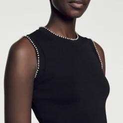 Mulheres Sandro Paris Colete Curto