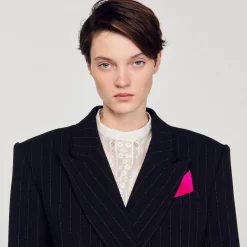 Mulheres Sandro Paris Jaqueta De Alfaiataria Oversized