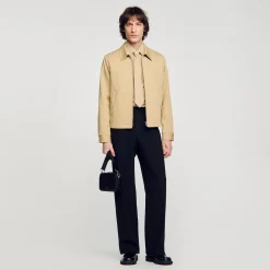 Homem Sandro Paris Jaqueta De Algodao