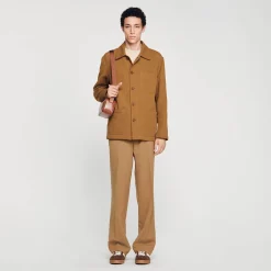 Homem Sandro Paris Jaqueta De Trabalhador