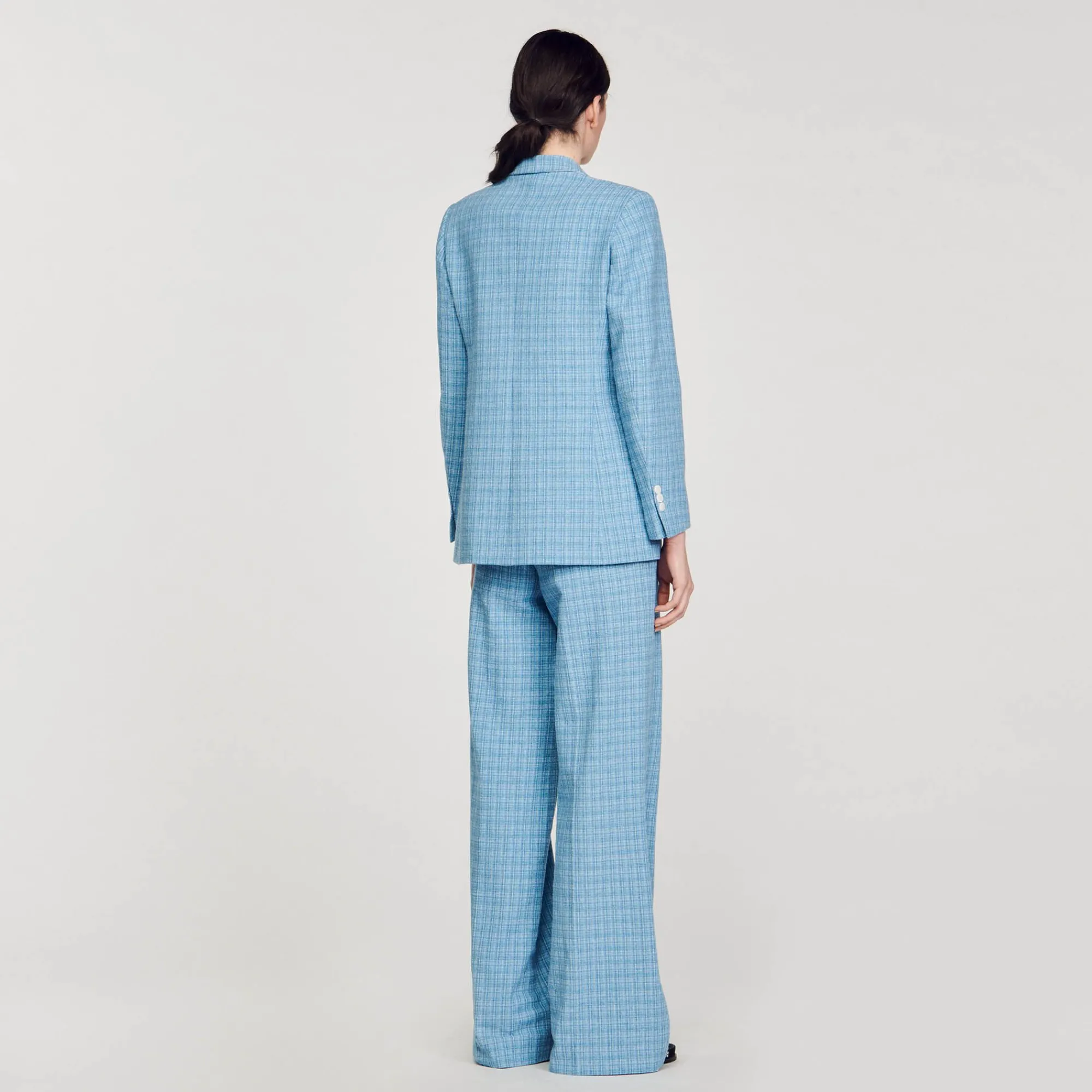 Mulheres Sandro Paris Jaqueta De Tweed Sob Medida