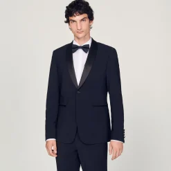 Homem Sandro Paris Jaqueta Smoking Com Cetim