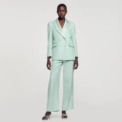 Mulheres Sandro Paris Jaqueta Sob Medida