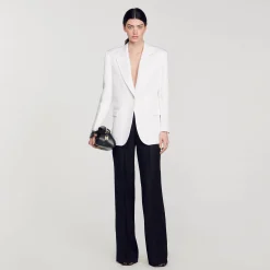 Mulheres Sandro Paris Jaqueta Sob Medida