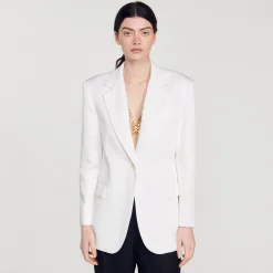 Mulheres Sandro Paris Jaqueta Sob Medida