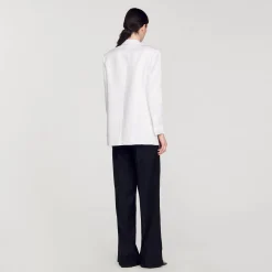 Mulheres Sandro Paris Jaqueta Sob Medida