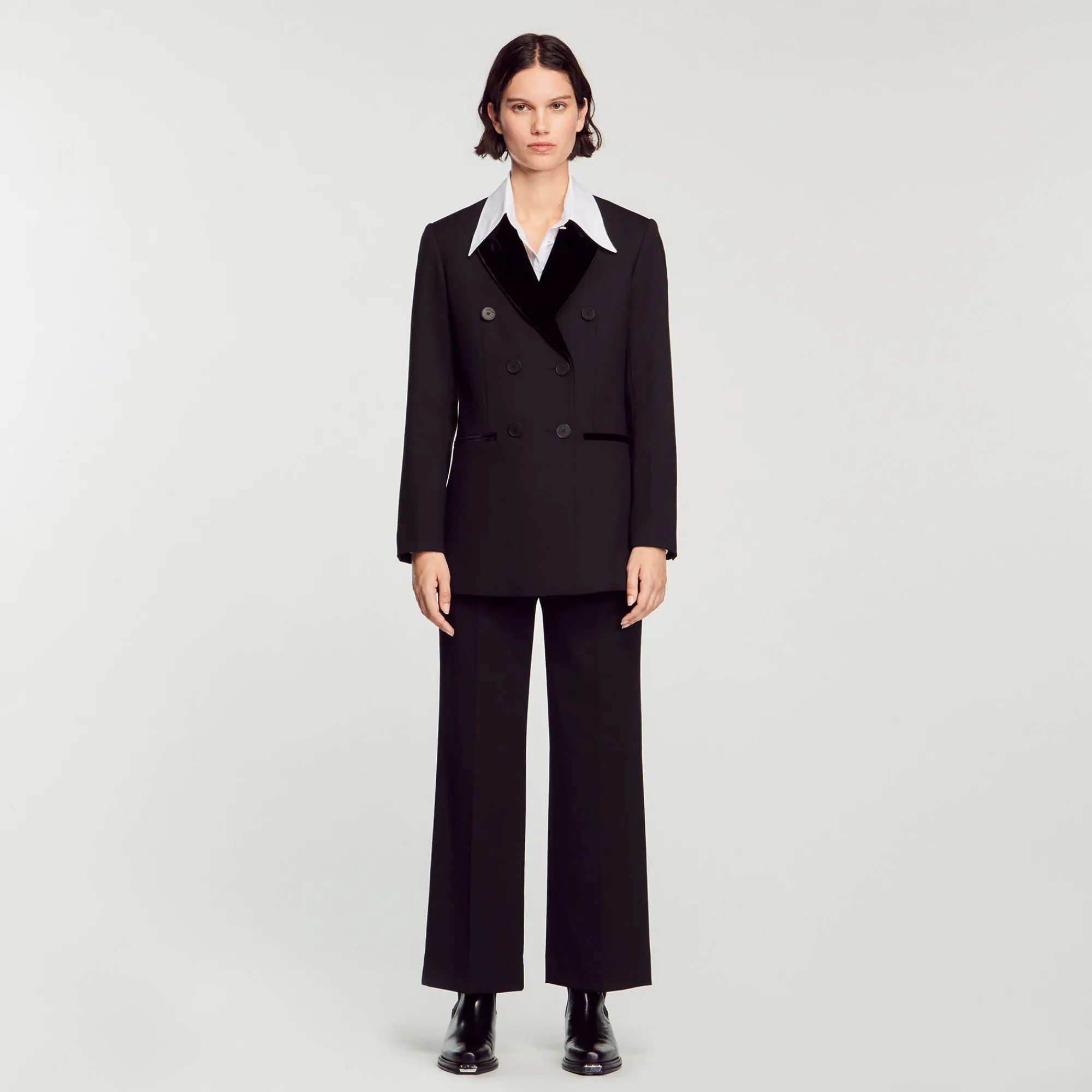 Mulheres Sandro Paris Jaqueta Sob Medida