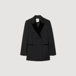 Mulheres Sandro Paris Jaqueta Sob Medida