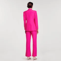 Mulheres Sandro Paris Jaqueta Trespassada