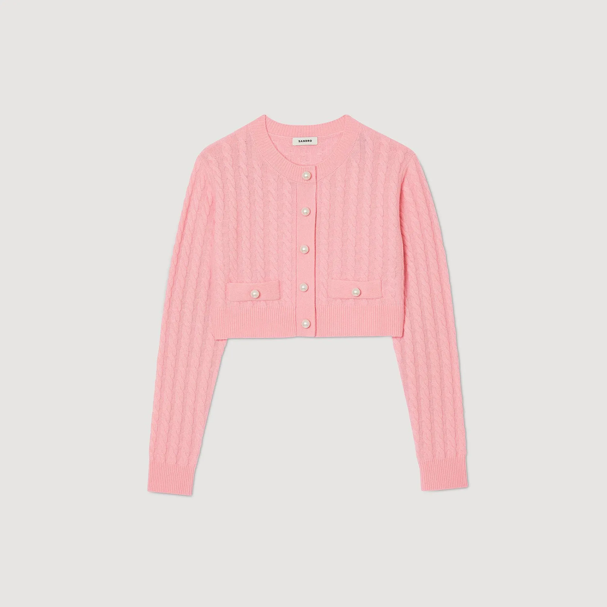 Mulheres Sandro Paris Jaqueta Tricotada