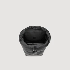 Homem Sandro Paris Mochila De Tecido E Couro