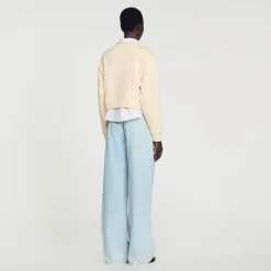 Mulheres Sandro Paris Moletom 2 Em 1