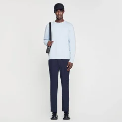 Homem Sandro Paris Moletom De La Com Bordado