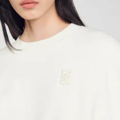 Mulheres Sandro Paris Moletom Recortado