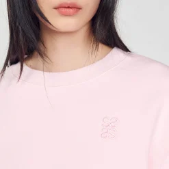 Mulheres Sandro Paris Moletom Recortado