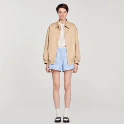 Mulheres Sandro Paris Parka Curta