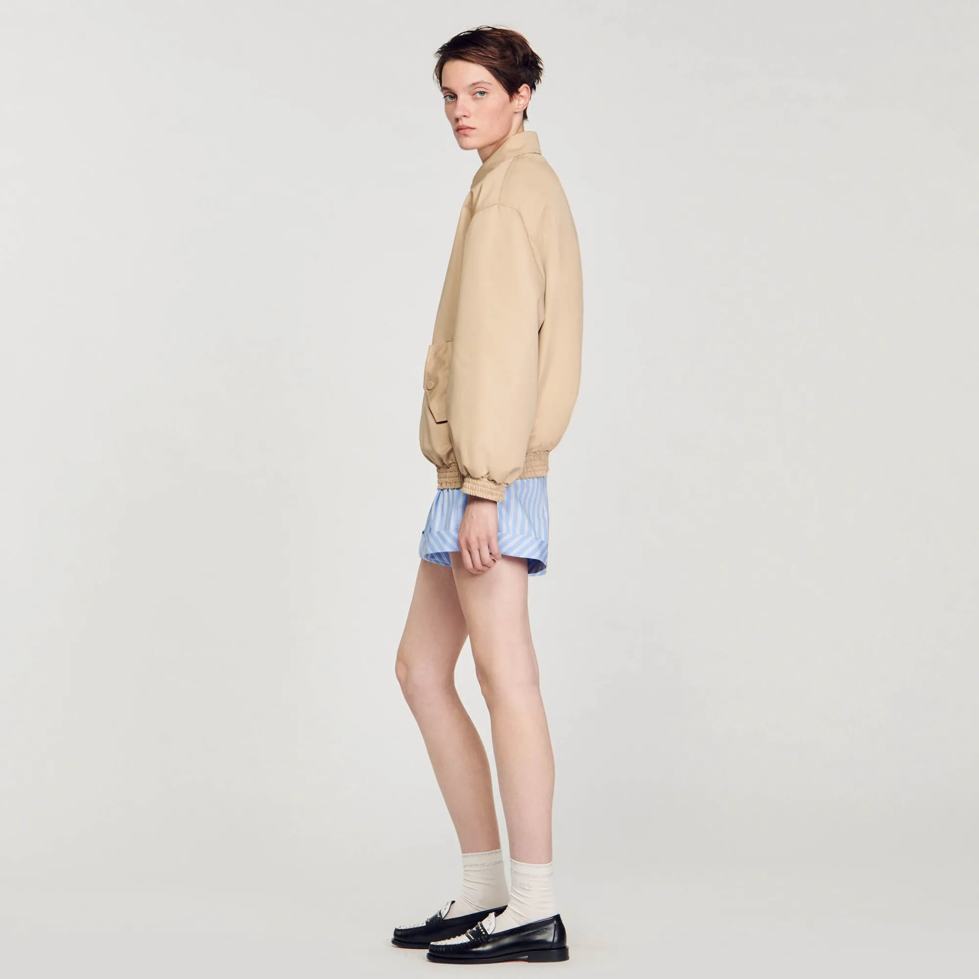 Mulheres Sandro Paris Parka Curta