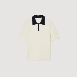 Homem Sandro Paris Polo Bicolor