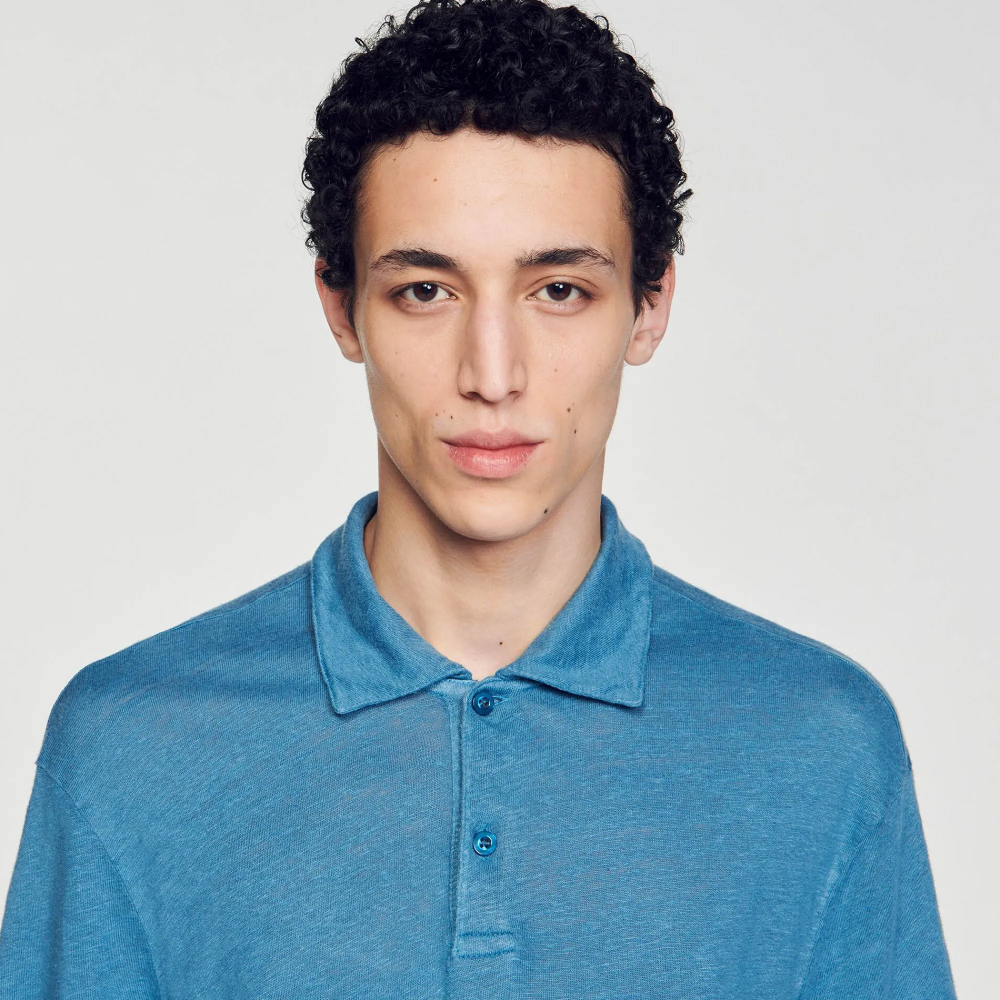 Homem Sandro Paris Polo De Linho