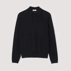 Homem Sandro Paris Polo De Malha Fina