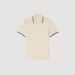 Homem Sandro Paris Polo Pique De Algodao