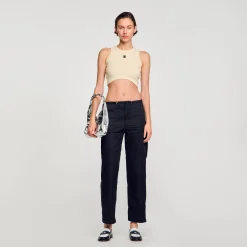 Mulheres Sandro Paris Regata Recortada