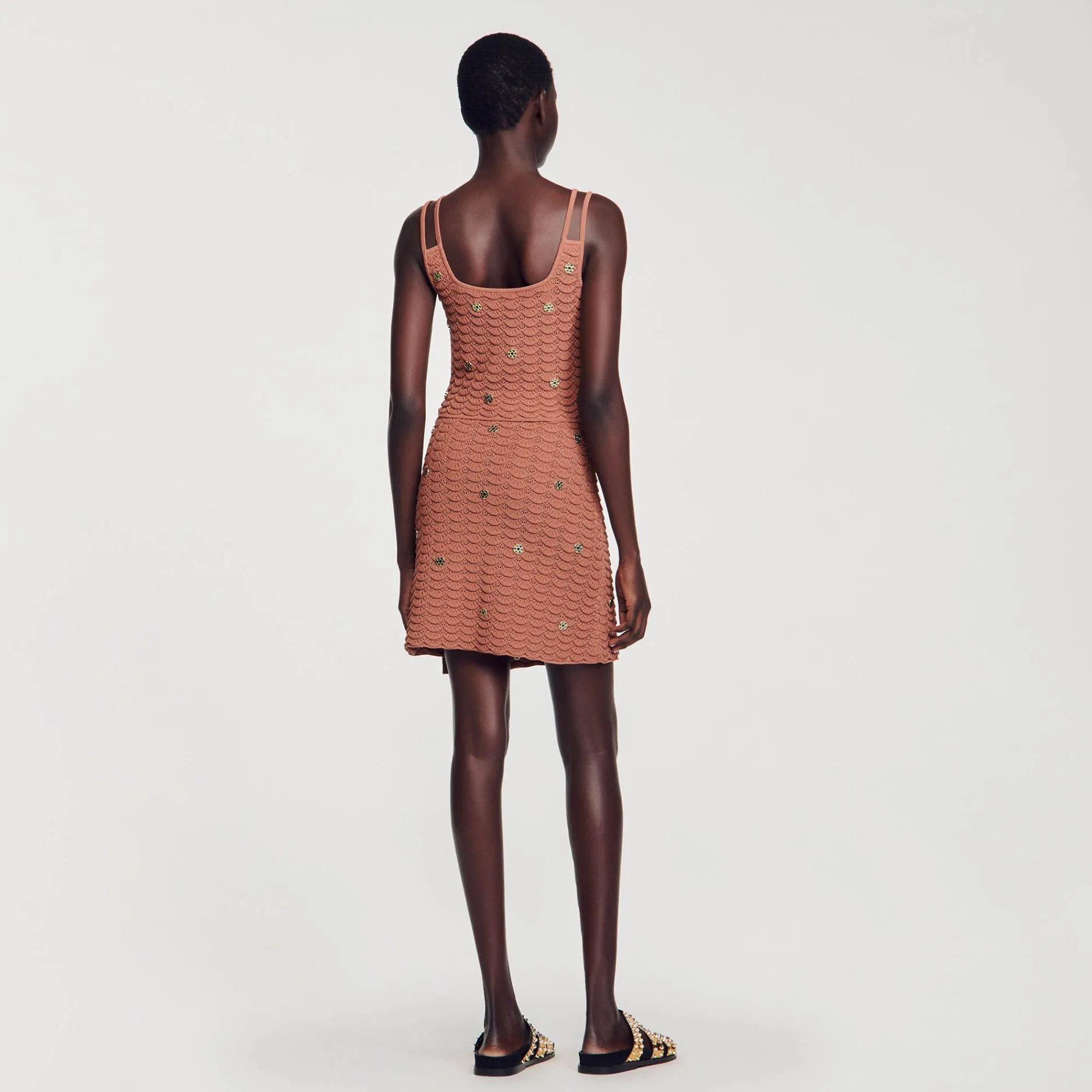 Mulheres Sandro Paris Saia Curta Assimetrica