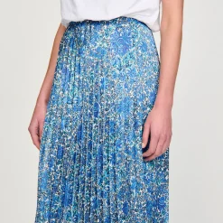 Mulheres Sandro Paris Saia Longa Fluida Com Estampa Floral