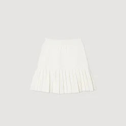 Mulheres Sandro Paris Saia Plissada