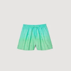 Mulheres Sandro Paris Shorts Com Strass