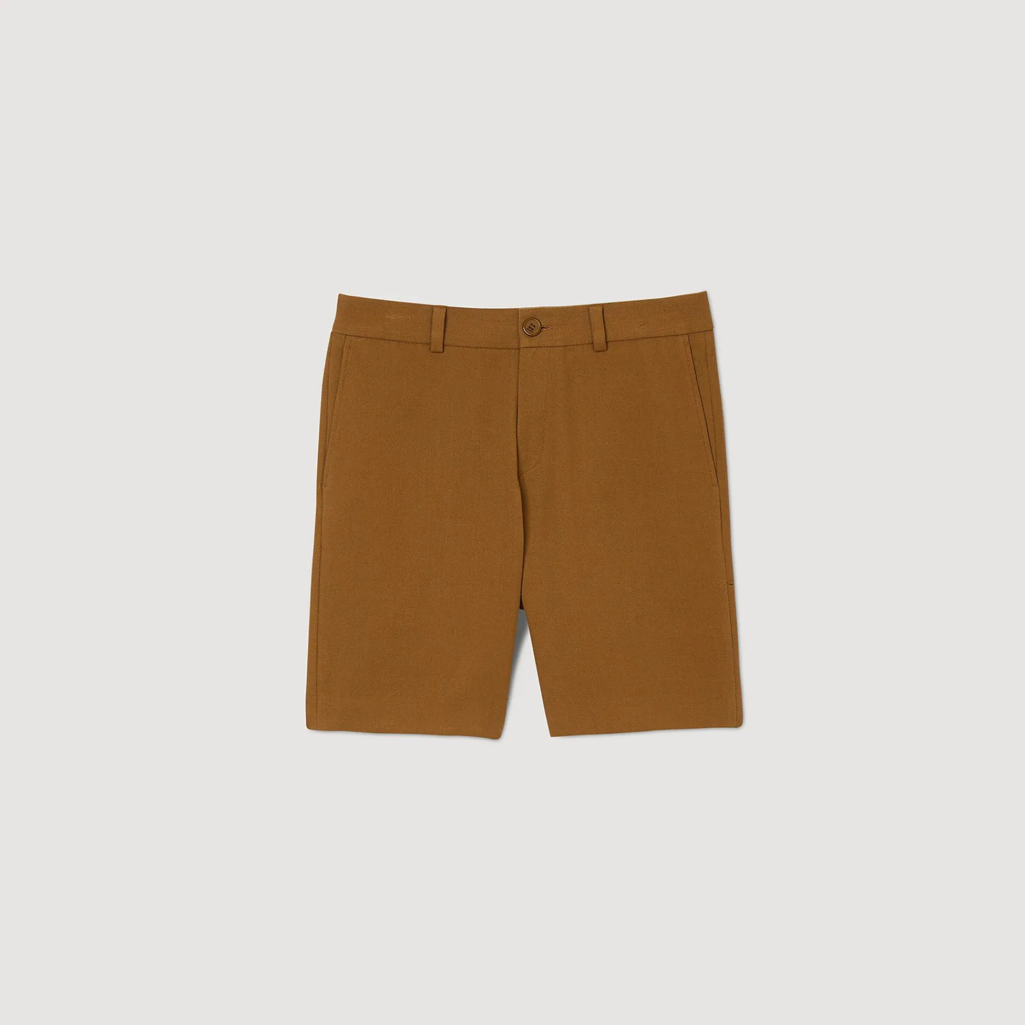 Homem Sandro Paris Shorts De Algodao