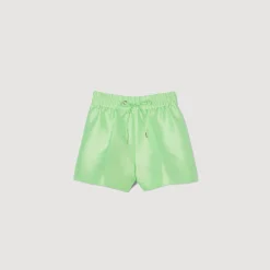 Mulheres Sandro Paris Shorts Largos De Cetim