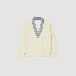 Mulheres Sandro Paris Sueter De La E Caxemira