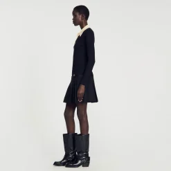 Mulheres Sandro Paris Sueter Polo Tricotado