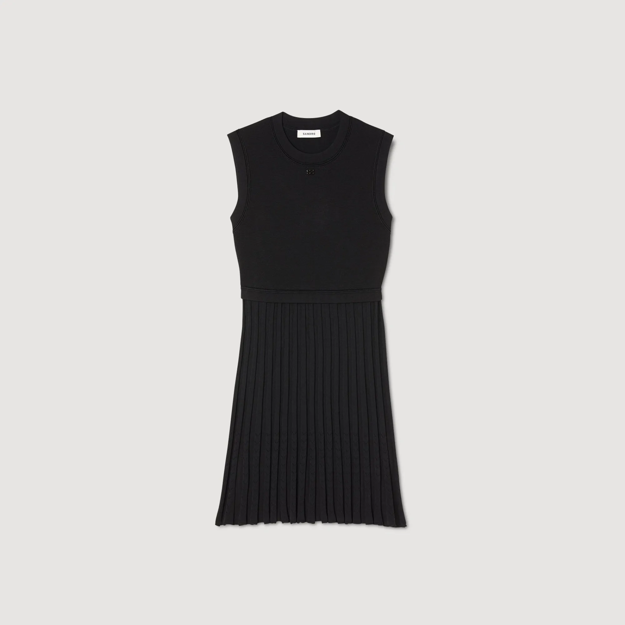 Mulheres Sandro Paris Vestido De Malha