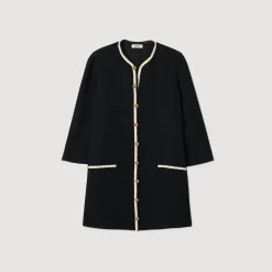 Mulheres Sandro Paris Vestido De Tweed